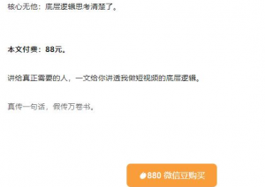 抖音神秘牛人:我做抖音这件事(3)3000字长文(付费文章)-欢迎访问本站